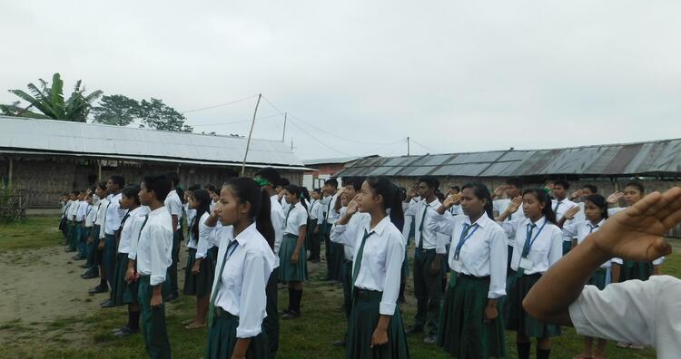 flag hoisting